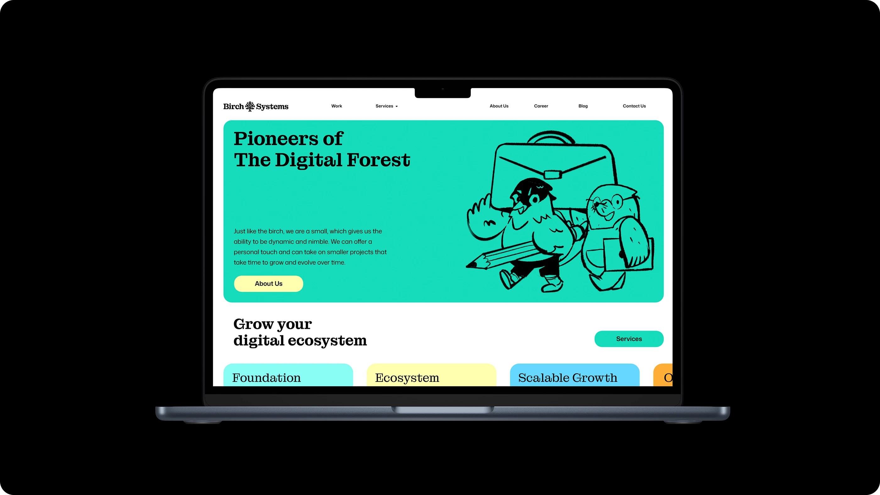 birch systems visual identity